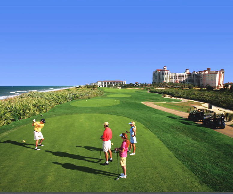 New Hammock Beach Lodge from 18th tee